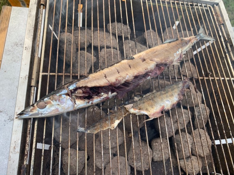 くっつきやすい網でも魚を綺麗においしく焼ける方法を教えて お願い たけだバーベキュー 10 ソトレシピ キャンプ料理専門レシピサイト